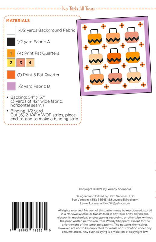 No Tricks All Treats - Quilt Pattern