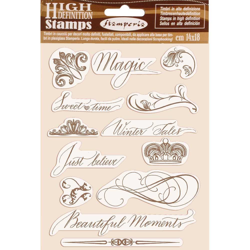 Beautiful Moments - Winter Tales - Cling Stamp