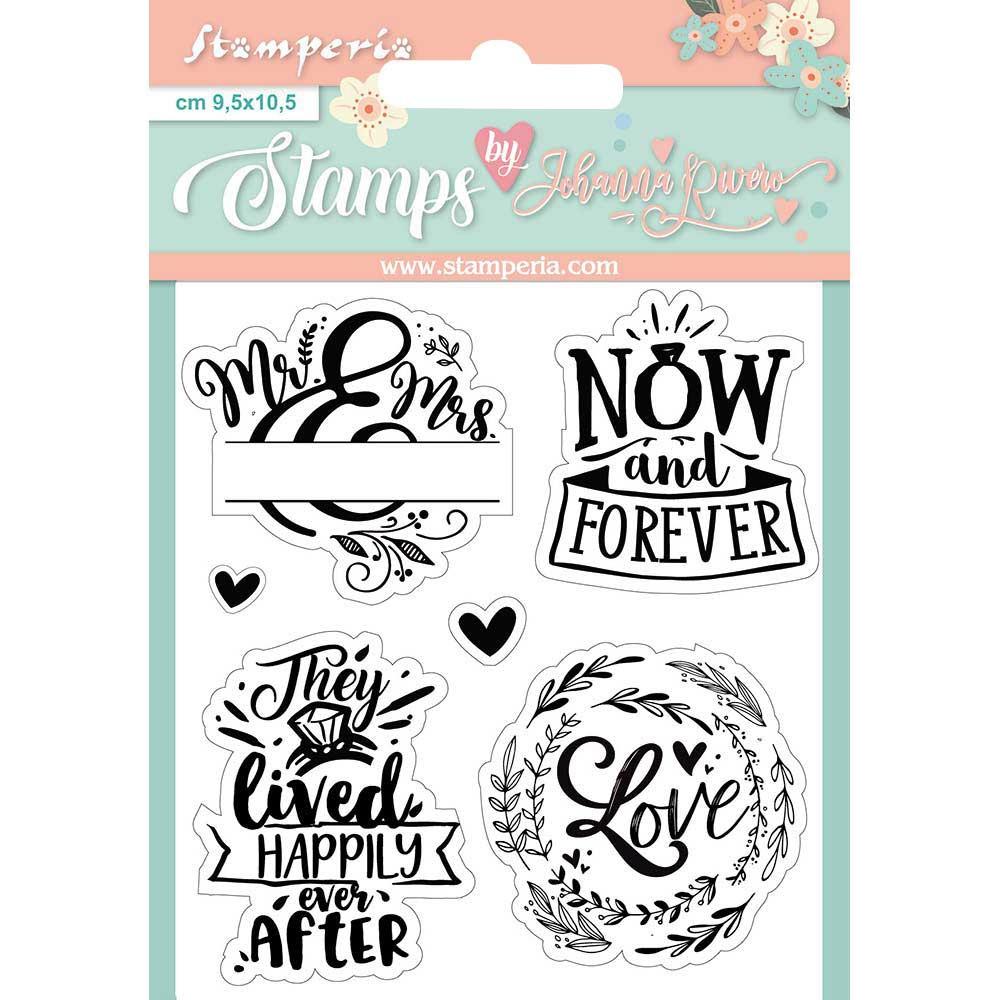 Now and Forever - Love Story - Cling Stamp