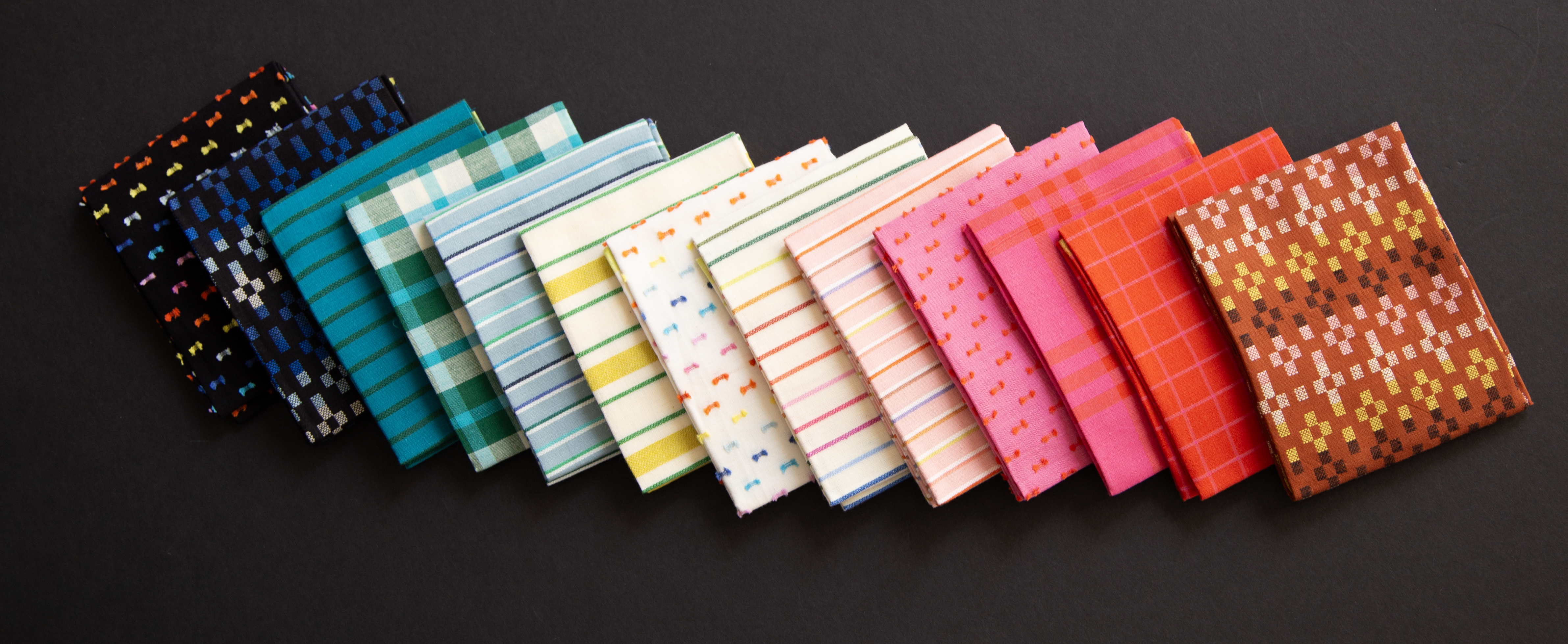 Warp And Weft Mystic Fable Stripes Soft Blue - Quilt Fabric