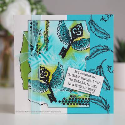 Two Feathers - Clear Singles Stamp