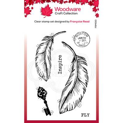 Two Feathers - Clear Singles Stamp