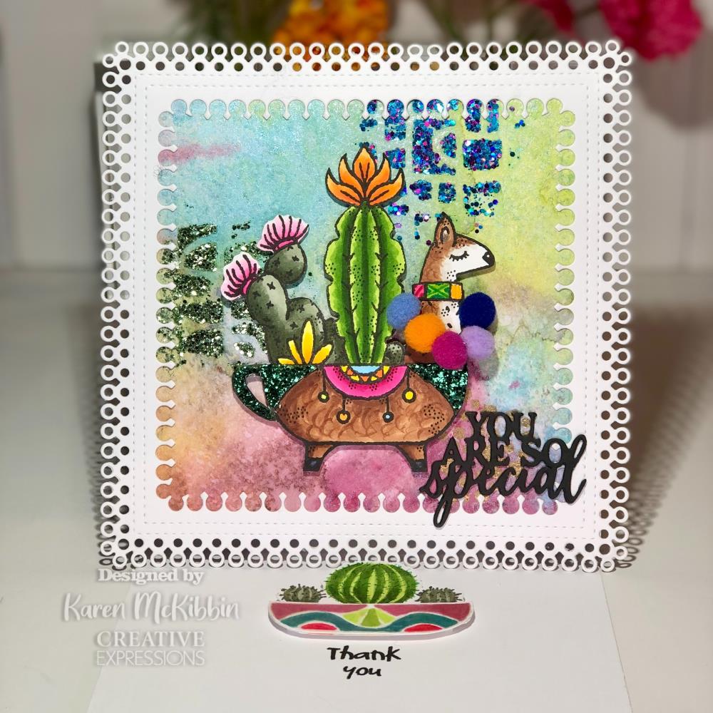 Llama Planter - Clear Stamp Set