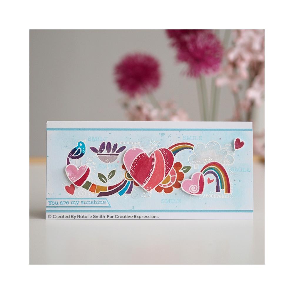 Heart Border - Valentine's Clear Stamp