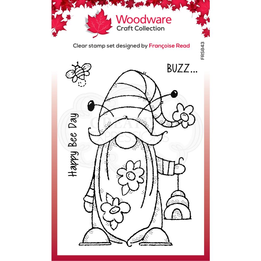 Bee Gnome - Clear Stamp