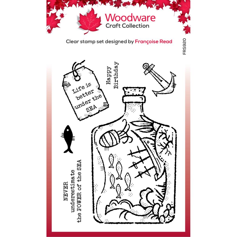Singles Shipwreck Bottle - Clear Stamp