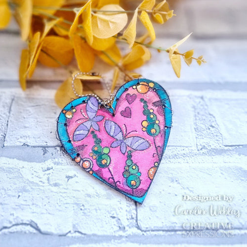 Butterfly Heart - Clear Stamp