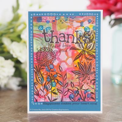 Quirky Typewriter Alphabet - A5 Clear Singles Stamp