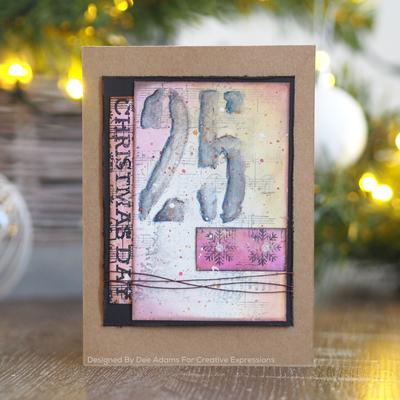 Music for Christmas - Clear Singles Stamp