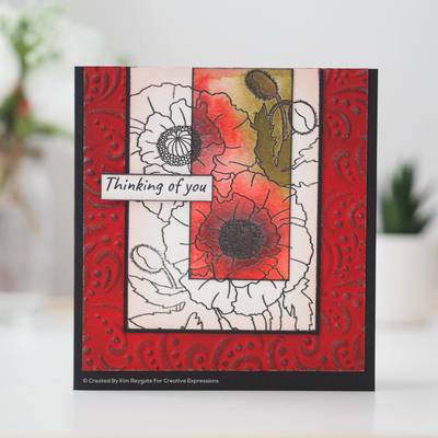 Poppies - Clear Singles Stamp