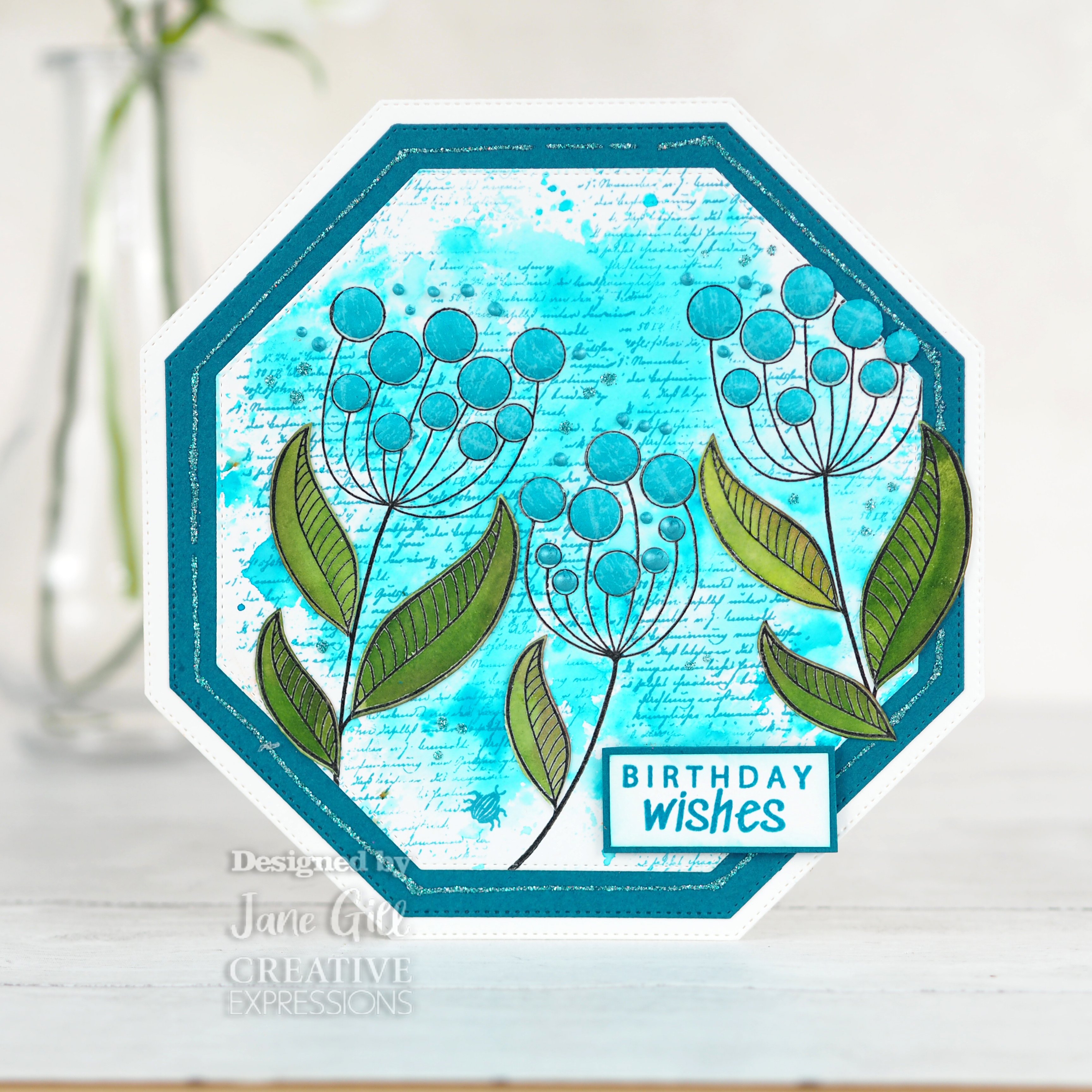 Bubble Bloom Jeanie - Clear Stamp