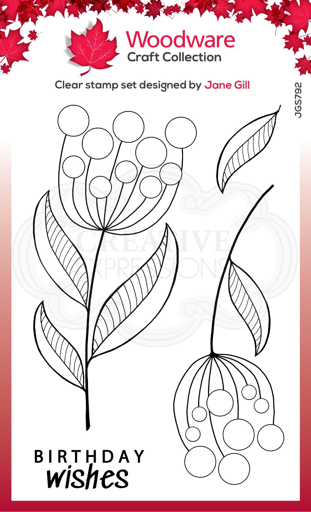 Bubble Bloom Jeanie - Clear Stamp
