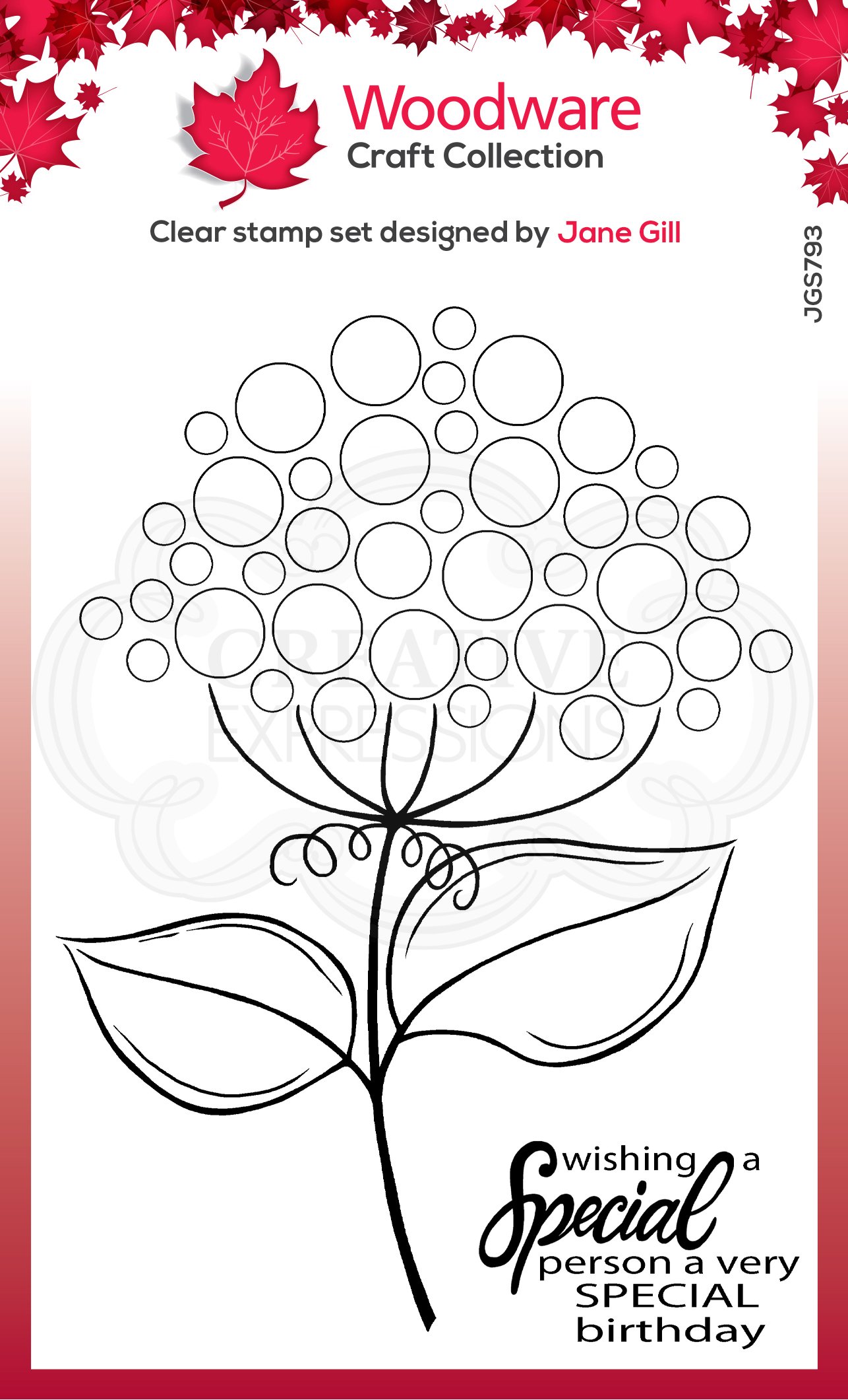 Bubble Bloom Suzie - Clear Stamp