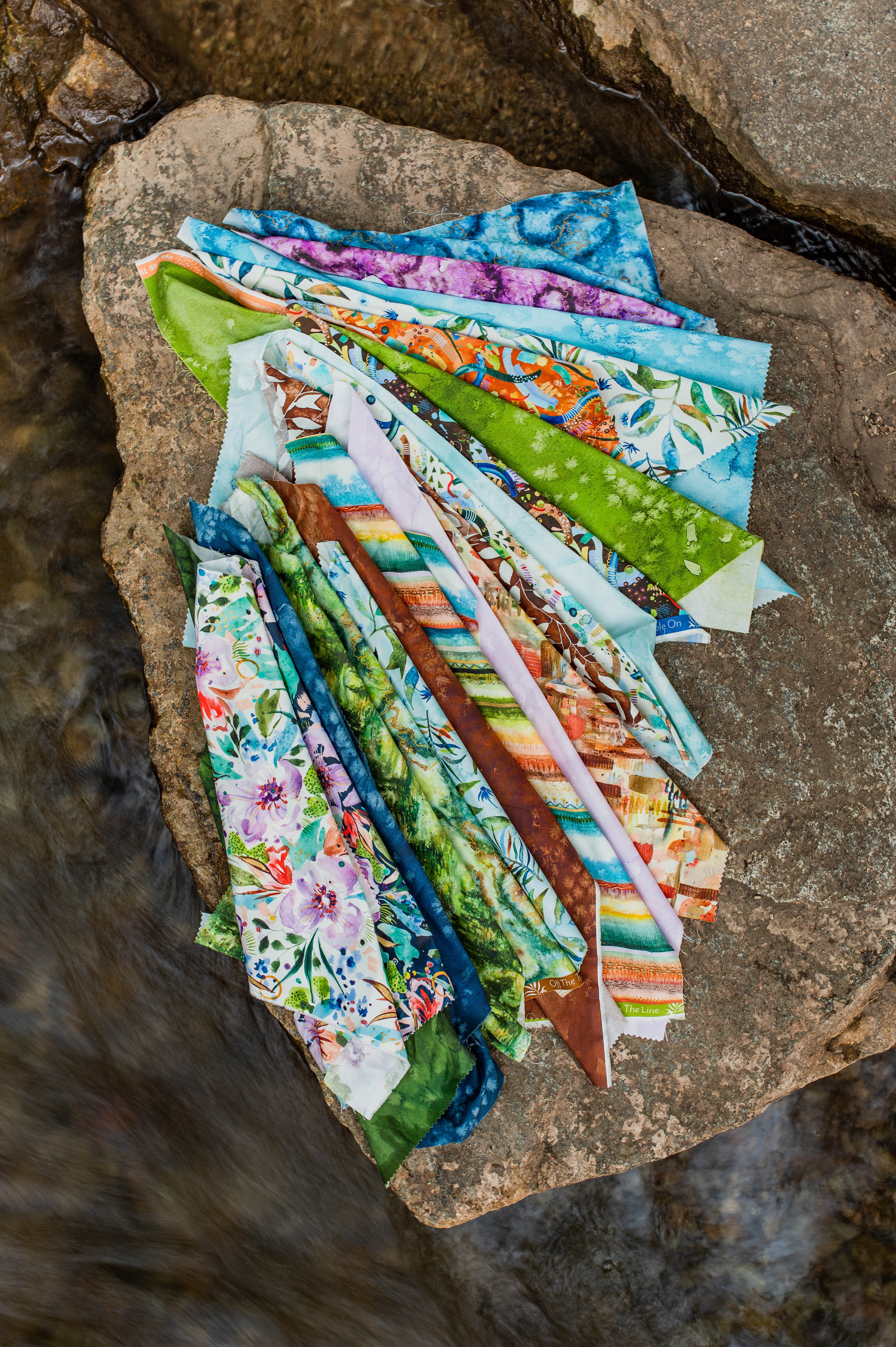Wanderlust Stripes Horizon - Quilt Fabric