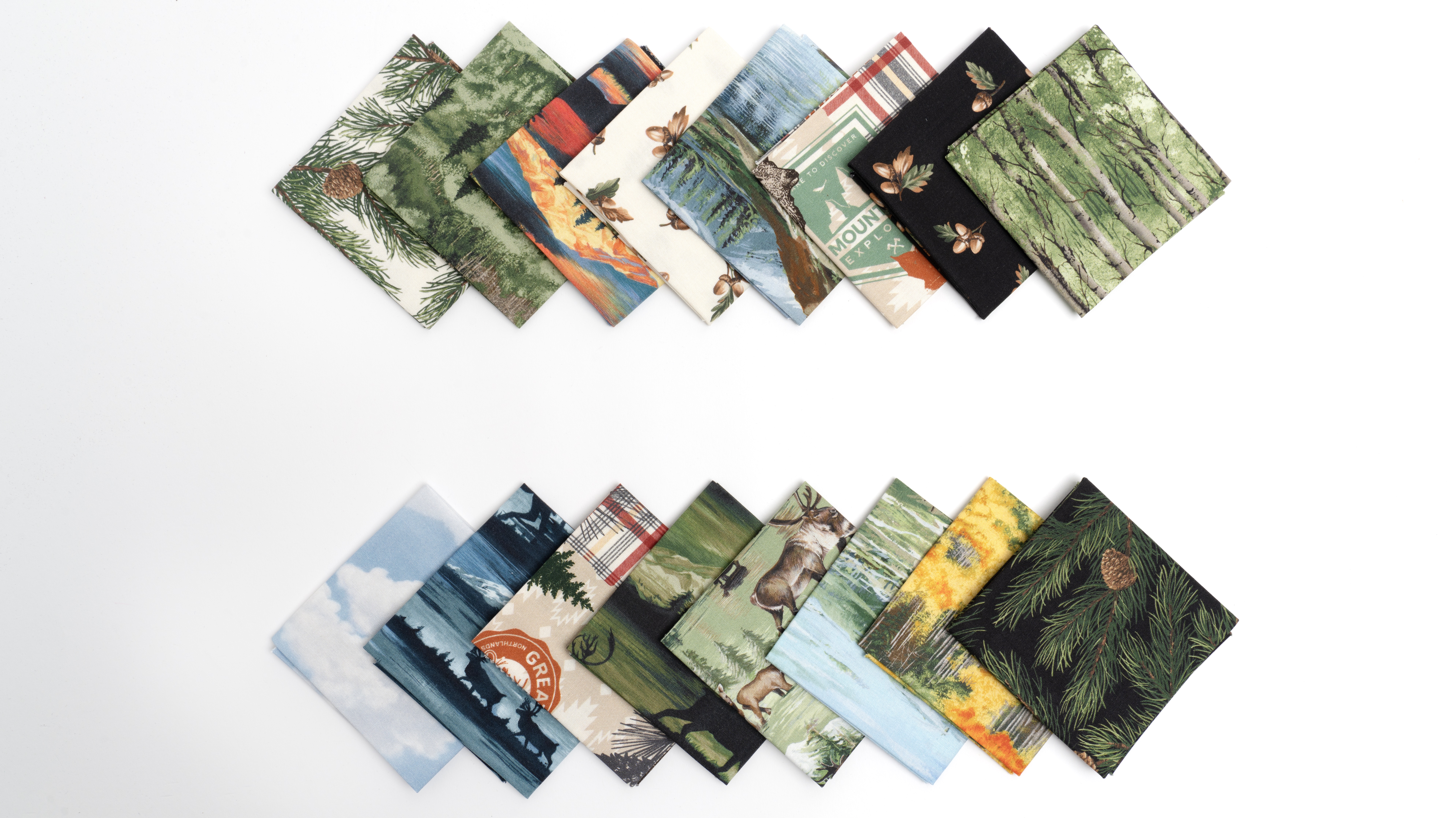Wild Blue Yonder Tree Pine - Quilt Fabric