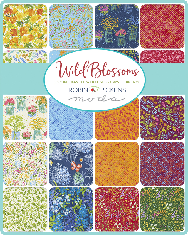 Wild Blossoms Cream - Leafy World Leaf - Quilt Fabric
