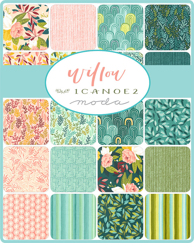 Willow Stripe - Lagoon - Quilt Fabric