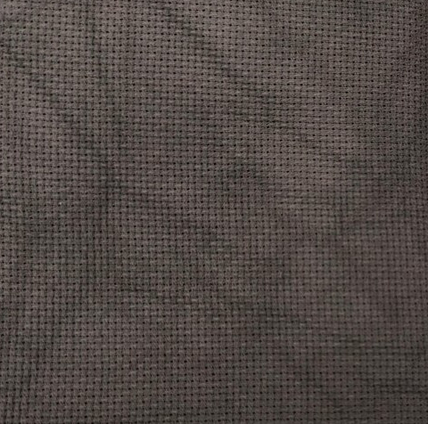 14 Count Dark Soil Aida Fabric 10x19, zoomed in. Select this picture to zoom back out.