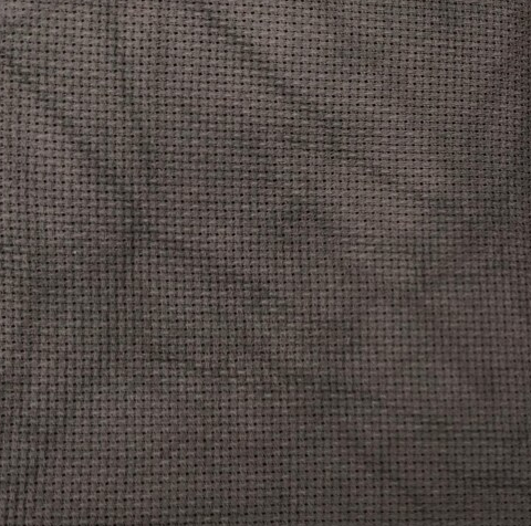 16 Count Dark Soil Aida Fabric 10x19, zoomed in. Select this picture to zoom back out.