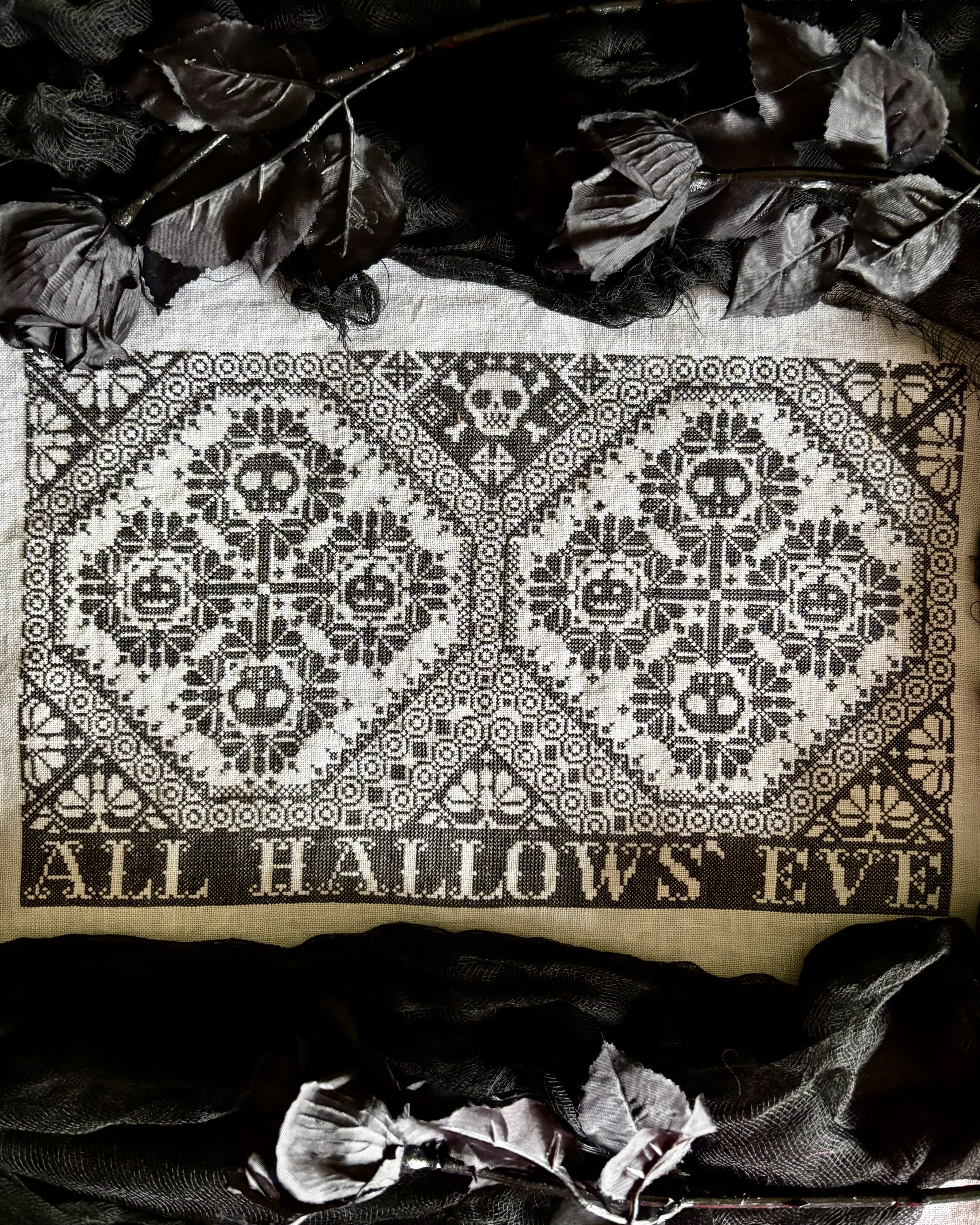 All Hallow's Eve - Halloween Cross Stitch Pattern