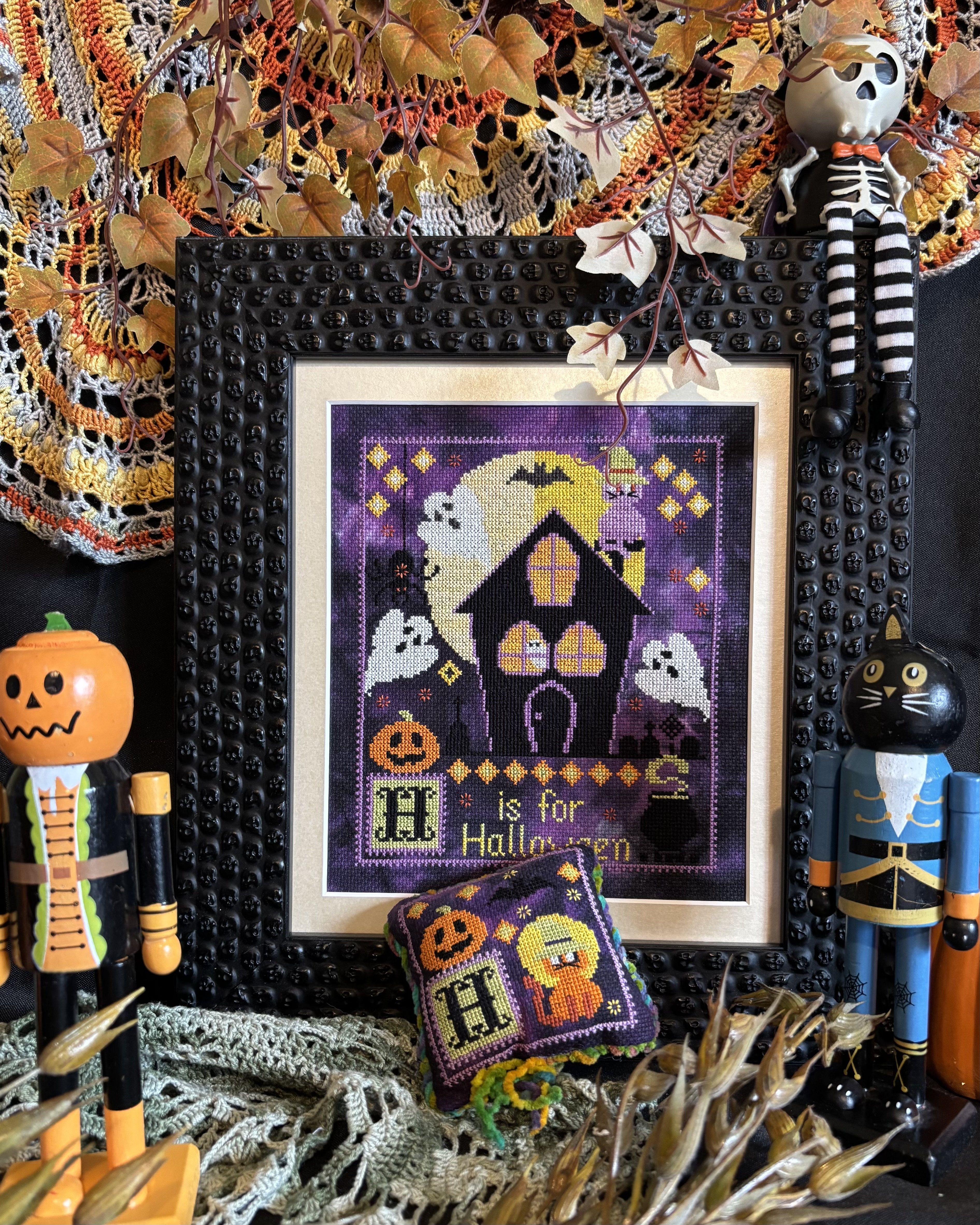 H Is For Halloween Duo - Cross Stitch Pattern