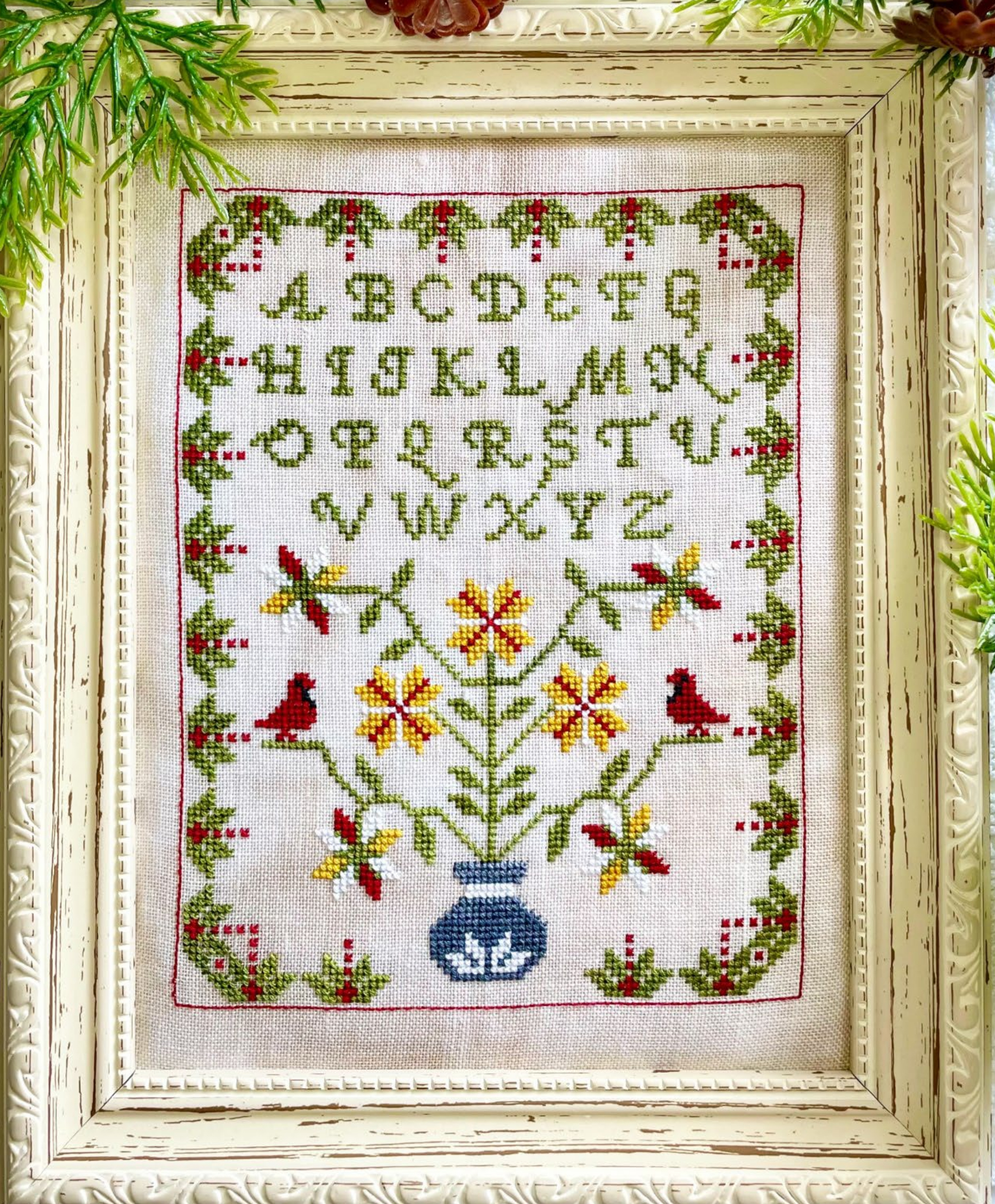 Winter Sampler - Cross Stitch Pattern