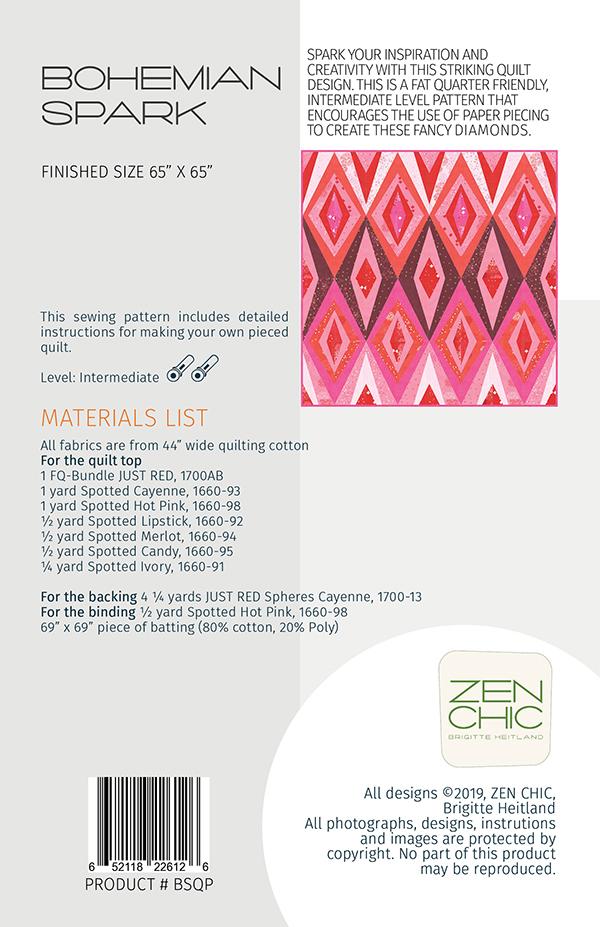 Bohemian Spark - Quilt Pattern