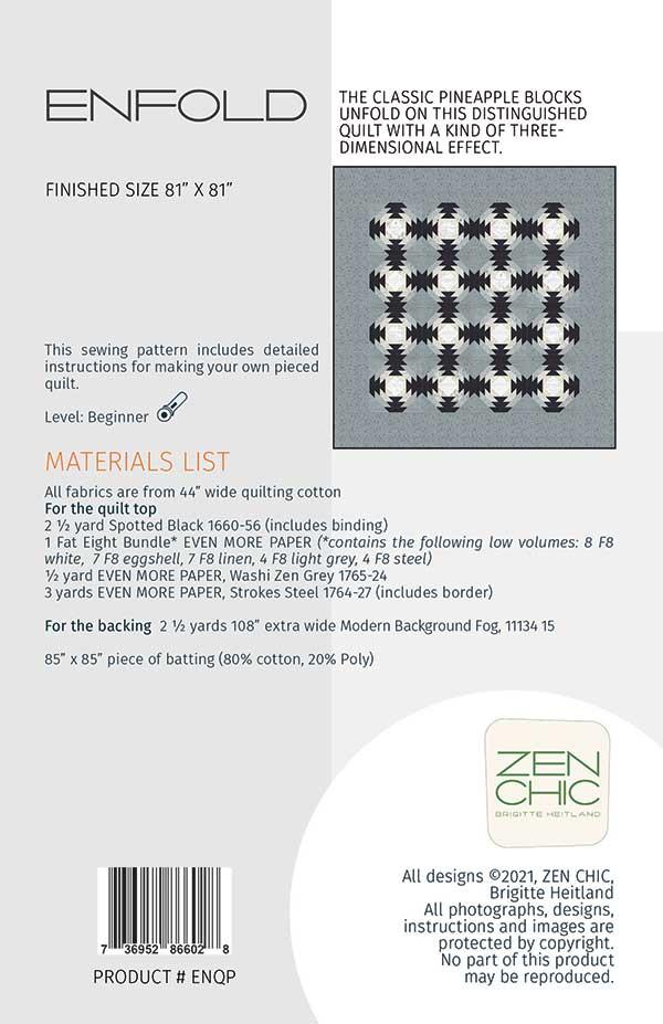 Enfold - Quilt Pattern