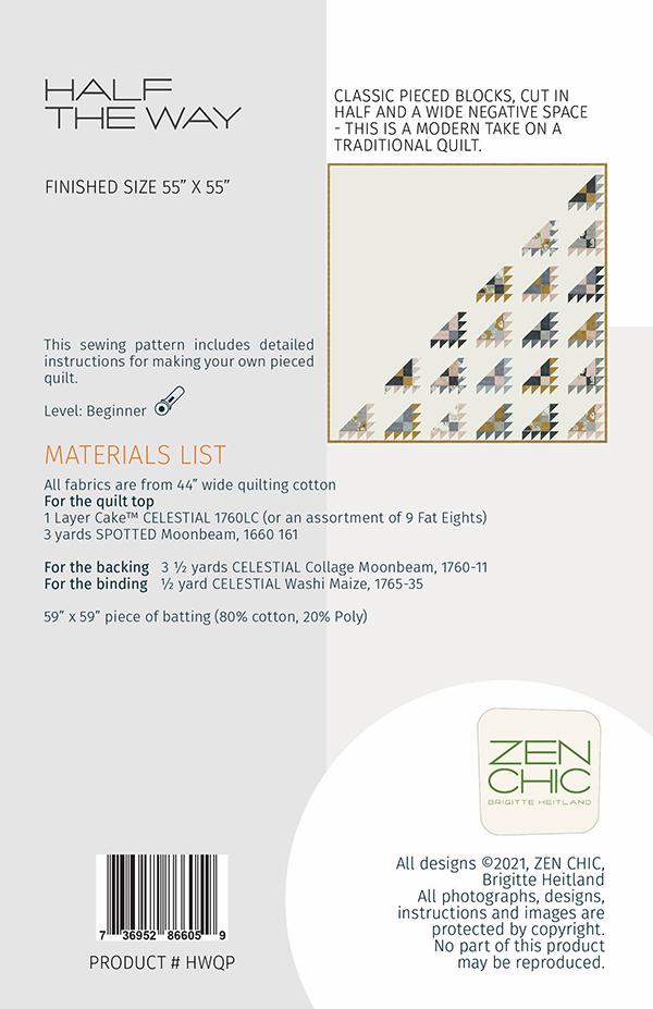 Half The Way - Quilt Pattern