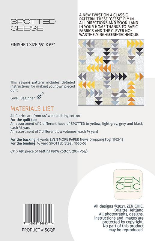 Spotted Geese - Quilt Pattern