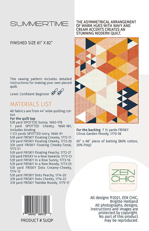 Summertime - Quilt Pattern