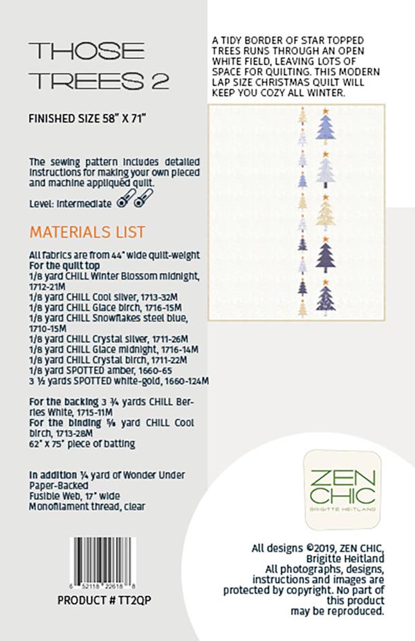 Those Trees 2 - Quilt Pattern