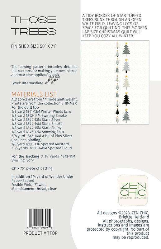 Those Trees - Quilt Pattern