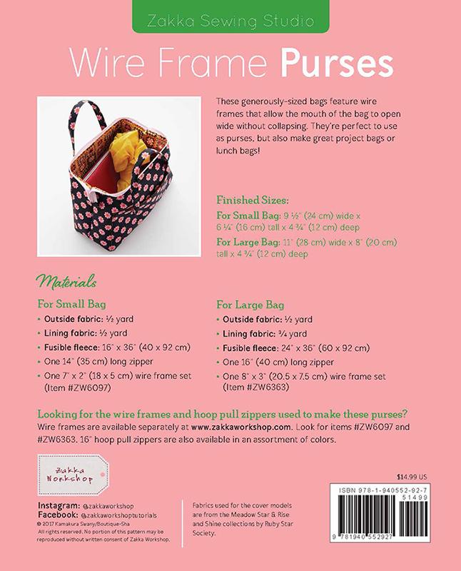 Wire Frame Purses - Sewing Pattern