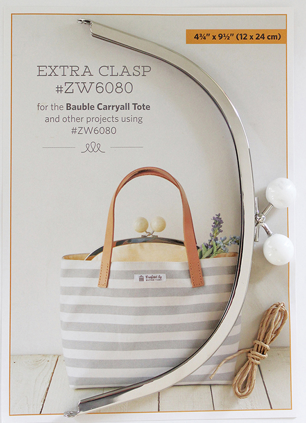 Clasp Bauble Carryall Tote