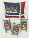 Tiny image of Small Sleds - Mini Village - Cross Stitch Pattern