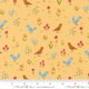 Tiny image of Animal Park Fun Birds Banana - Quilt Fabric