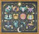 Tiny image of Zodiac Signs: #13 Sun and Moon - Cross Stitch Pattern