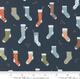 Tiny image of Purrfect Christmas Stocking - Midnight - Quilt Fabric
