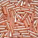Tiny image of Mill Hill 72003 Peach Creme Bugle Beads - 6mm Long