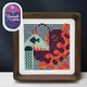 Tiny image of Glow Below - XStitch the Rainbow - Cross Stitch Pattern