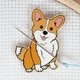 Tiny image of Royal Corgi Dog - Magnetic Needle Minder
