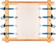 Tiny image of Blue (8pcs) - Scroll Rod Tension Clips