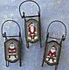 Tiny image of Santa Folk - Cross Stitch Pattern