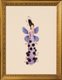 Tiny image of Flutter Fruit: Miss Blackberry - Cross Stitch Pattern