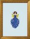 Tiny image of Flutter Fruit: Miss Blueberry - Cross Stitch Pattern